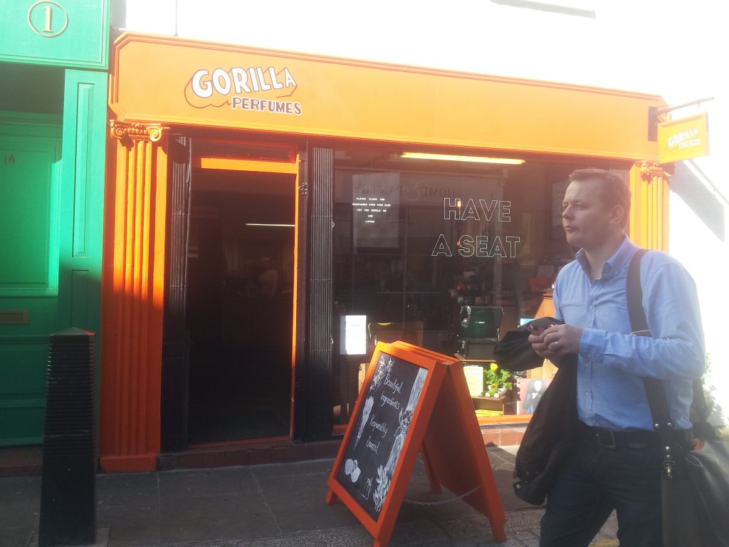 Gorilla began as a six month pop up in Shoreditch situated in Red Gallery (Dec 2012-June 2013) before settling in Camden Passage, just opposite Penhaligons.