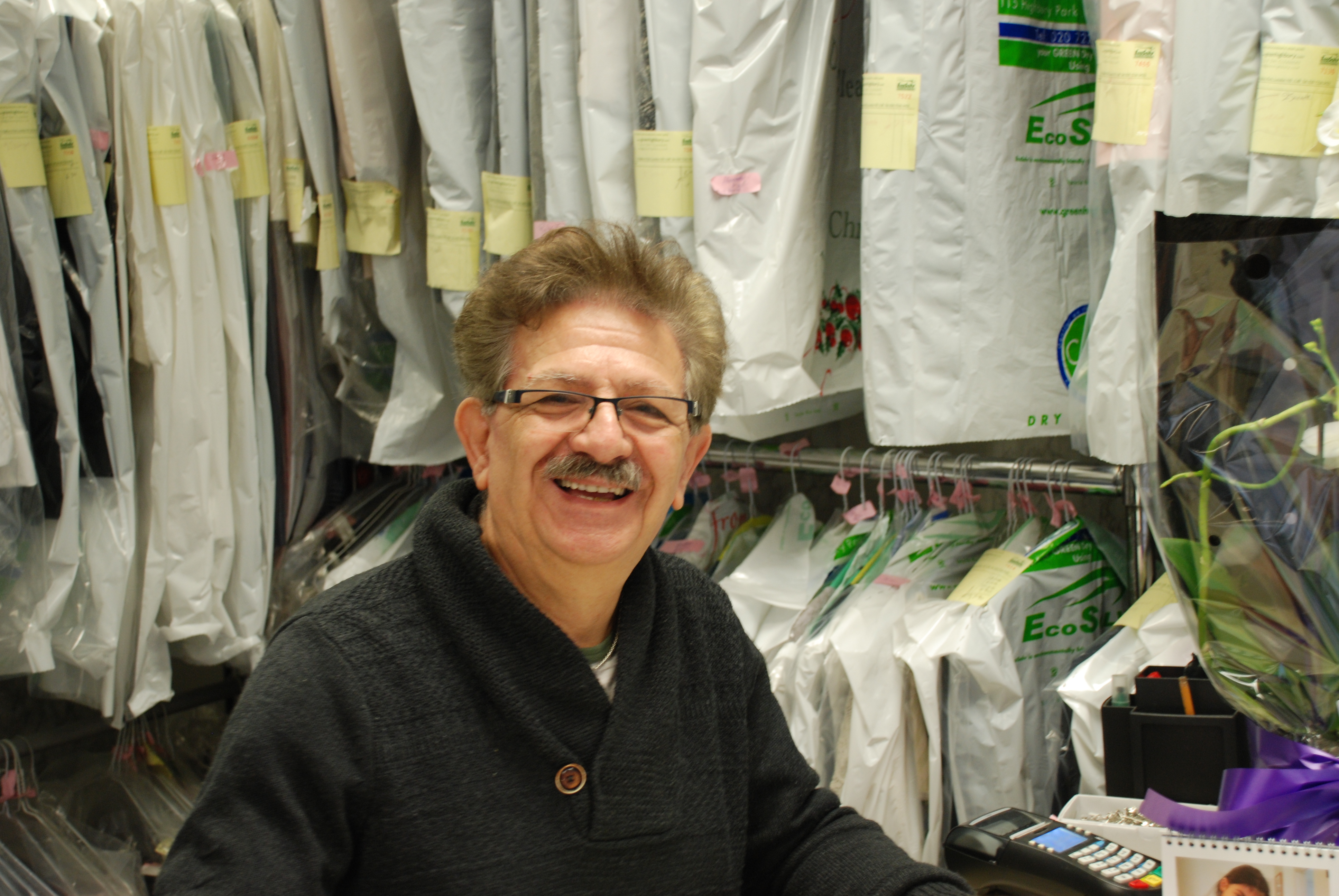 Costa from C&A Drycleaning at XX Highbury Park. (c) Anthony Pepe