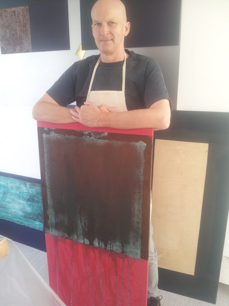 Jonathan Davis: artist and owner of Lumen Studios off Seven Sisters Road. (c) islington faces blog