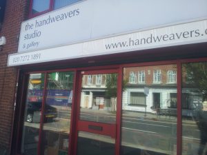 Handweavers Studio and Gallery on Seven Sisters Road.
