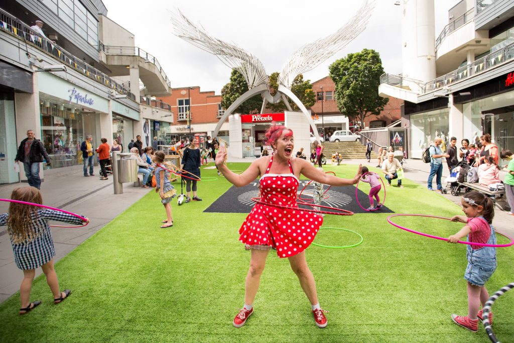The summer lawn is back at Angel Central (c) Angel Central