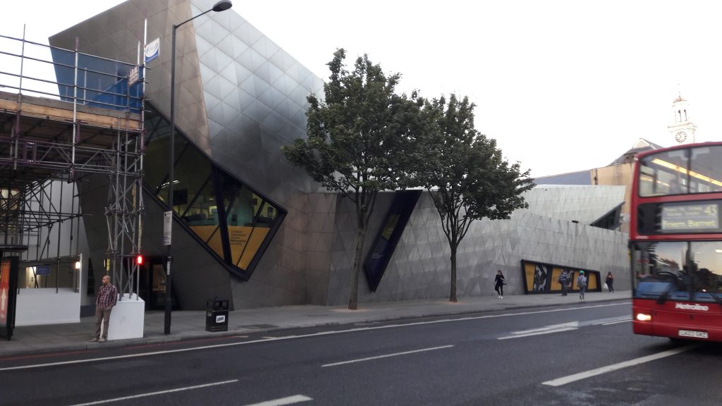 One of London Metropolitan University buildings along Holloway Road. (c) Islington Faces