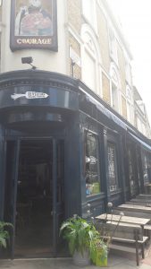 Duke of Cambridge pub hosts history chats for Islington Age UK on Monday lunch times. (c) islington faces
