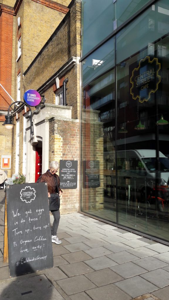 Central Cafe and St Lukes - at the heart of EC1 life. (c) islington faces